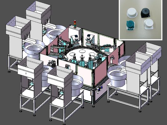 Un buon prezzo. AC380V Heli Cap Assembly Machine OEM Auto Capping Machine Certificato CE in linea