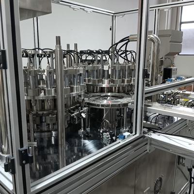 Un buon prezzo. Single Pull Ring Cap Assembly Machine 4500-16000pcs/hr PLC Control in linea
