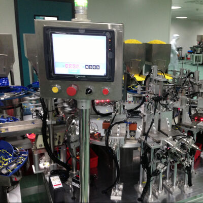Un buon prezzo. Linea di produzione di lancette di sicurezza completamente automatizzata con controllo PLC e tasso qualificato superiore al 99% per la produzione di lancette di sangue in linea