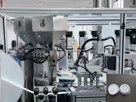 Desiccant Cap Filling Assembly Machine Accuracy With Servo Motor And PLC Control