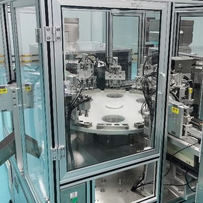 Stable Running Speed And High Assembly Accuracy Desiccant Cap Silica Gel Filling Sealing Cap Assembly Machine With Servo Motor And PLC Control Cap Filling Machine