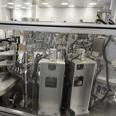 High-Speed Euro Cap Assembly Machine with 3600-1400pcs/hr Production and 0.6-0.8MPa Air Pressure for Infusion Caps