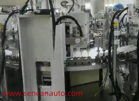 Un buon prezzo. PLC controllata macchina di assemblaggio medico automatico per la produzione di tamponi nasali in linea