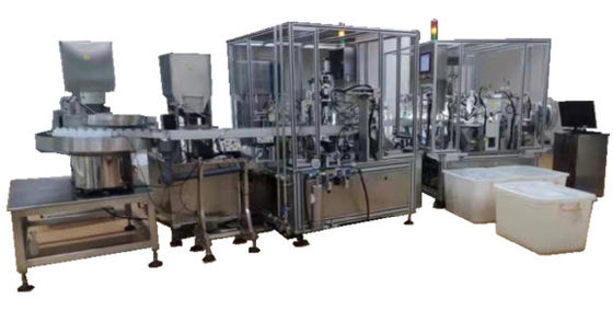 Un buon prezzo. OEM Macchina automatica di riempimento e copertura AC380V Materiale in acciaio inossidabile in linea