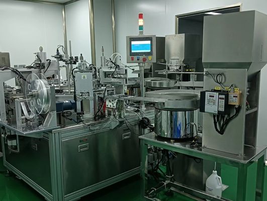 Un buon prezzo. Macchina di assemblaggio automatico dei prodotti medici per il connettore per l'infusione del cappuccio di iodoforo in linea