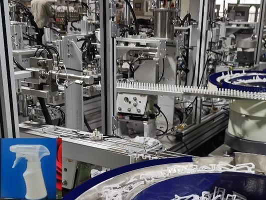 Macchine per l'assemblaggio di utensili di uso quotidiano ad alte prestazioni per spruzzatori d'acqua e spruzzatori a sgancio