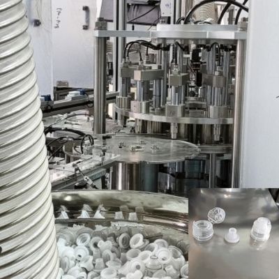 Un buon prezzo. Separare prodotti buoni e difettosi Macchine di assemblaggio avanzate per le necessità quotidiane per la produzione ad alta velocità di tappi a piegatura in linea