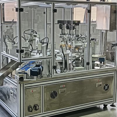 Un buon prezzo. Cappuccio della lingua dell'anatra Cappuccio del dessicante Automatic Assembly Machine PLC Control Display Screen Operation Stabile funzionamento in linea