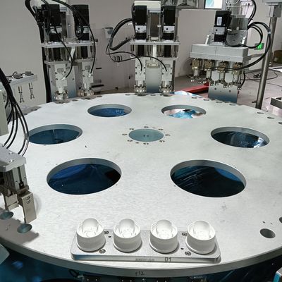 Cappuccio per detersivi per lavanderia macchina di montaggio automatizzata giradischi in acciaio inossidabile