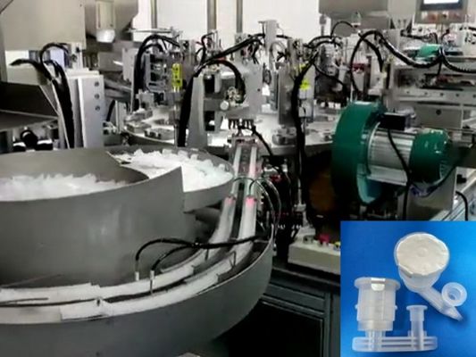 Un buon prezzo. Alta precisione e velocità qualificata con servomotore e azionamento di indicizzazione macchina di assemblaggio di prodotti medici per sacchetto IV in linea