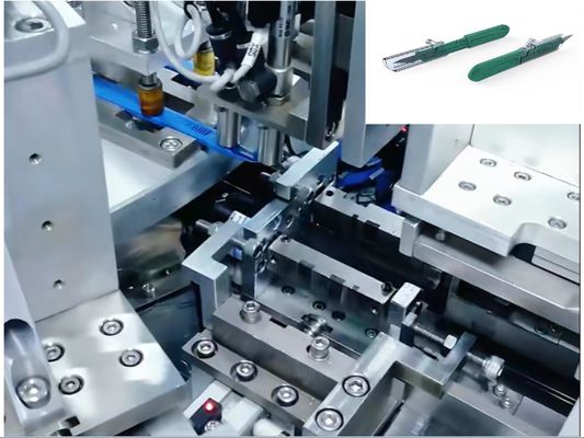 Un buon prezzo. Scalpel monouso macchina di montaggio automatizzato prestazioni stabili velocità di funzionamento in linea