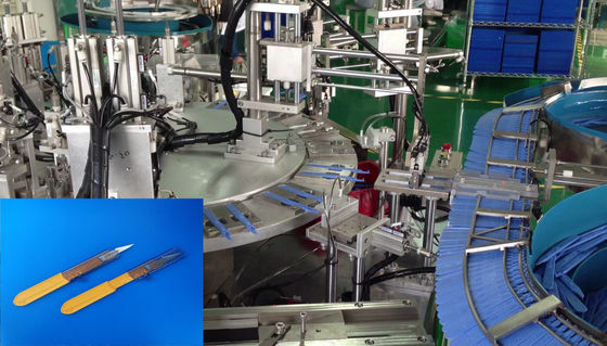 Un buon prezzo. Infusore gocciolante coltello chirurgico macchina di montaggio automatico in linea