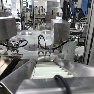 4000pcs/h Automatizzazione non standard macchina di saldatura ad ultrasuoni controllo PLC telecomando