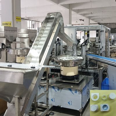 Macchina di assemblaggio tappi per elica del latte ad alta flessibilità con tipo di funzionamento a movimento indicizzato