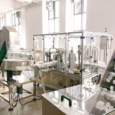 Un buon prezzo. Assemblaggio tappo liquido lavaggio con sistema di controllo PLC e funzionamento touch screen HMI in linea